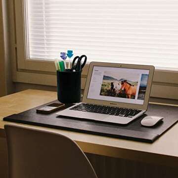 minimaliving Pen Holder,Nordic Style Silicone Waterproof Pencil Holder for Desk Simple&Modern Minima...