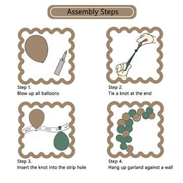 Monlot Sage Green Brown Balloon Garland Kit 135 Pcs Woodland Baby Shower Decorations Bear Balloon Arch Metallic Gold Nude Matte Balloons for Adventure Camping Theme Birthday Party Decorations