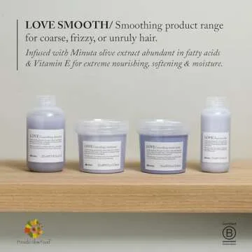 Davines LOVE Smoothing Shampoo, 8.45 fl. oz.
