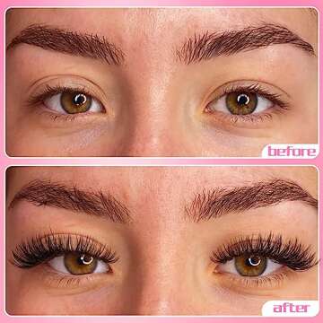 DIY Lash Extension Kit 240 pcs for Beautiful Lashes