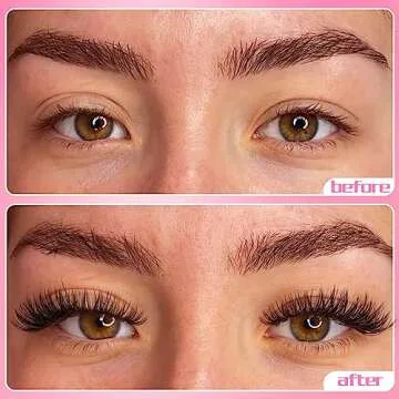 DIY Lash Extension Kit 240 pcs for Beautiful Lashes