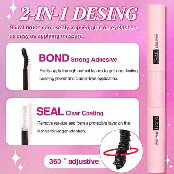 DIY Lash Extension Kit 240 pcs for Beautiful Lashes