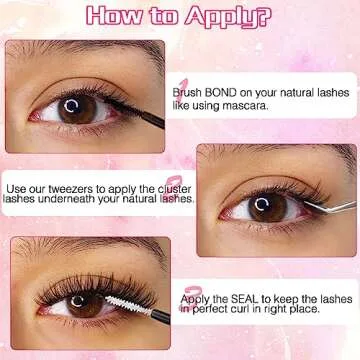 DIY Lash Extension Kit 240 pcs for Beautiful Lashes