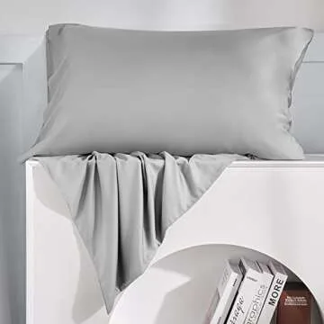 CozyLux Soft Bamboo-Rayon Pillowcases Set for Comfort