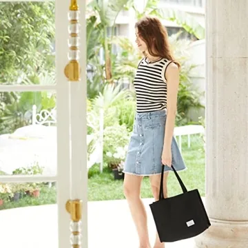 Casual Corduroy Tote Bag for Women - Stylish & Functional