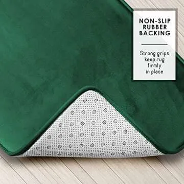 Luxurious 3 Piece Bathroom Rugs - Non-Slip & Washable