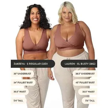 Supportive Nursing Sleep Bra for New Moms