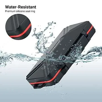 PROfezzion 36 Slots Memory Card Case, SD Card Holder for 12 SD/SDXC/SDHC & 18 Micro SD/TF & 6 CF/Cfast Cards, Water-Resistant & Anti-Shock Designed for SD Card Case with Rubber Interior, Black