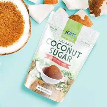 Jan's Organic Coconut Sugar - Healthy Natural Sweetener