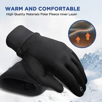 SIMARI Kids Winter Gloves - Touchscreen, Warm, Water-Resistant Gloves for Cold Weather Activities