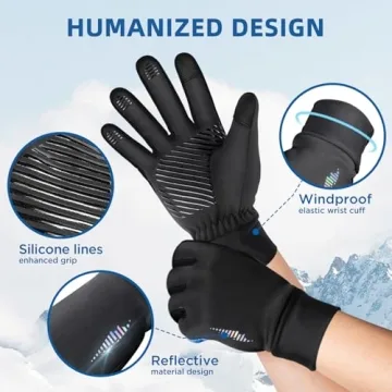 SIMARI Kids Winter Gloves - Warm Thermal Touchscreen Gloves