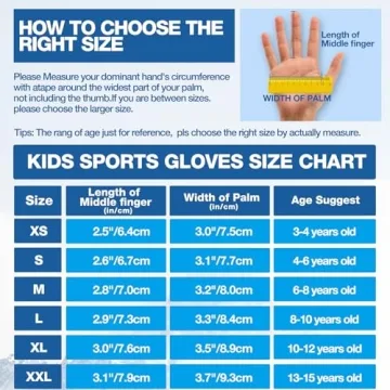 SIMARI Kids Winter Gloves - Warm Thermal Touchscreen Gloves