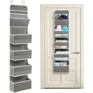 GALMAXS7 Over The Door Storage Organizer with Hooks