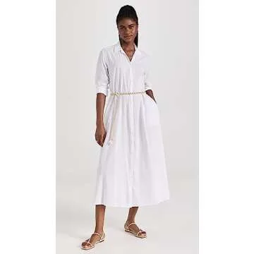 XIRENA Women's Boden Dress in White – Effortless Summer Elegance