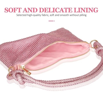 Covelin Evening Bag Stylish Rhinestone Tote for Fashion