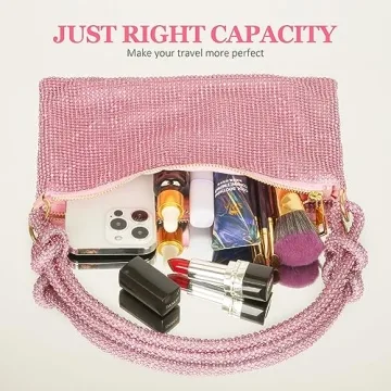 Covelin Evening Bag Stylish Rhinestone Tote for Fashion