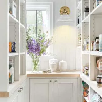 Dimmable Vintage Wall Sconce with Remote Control