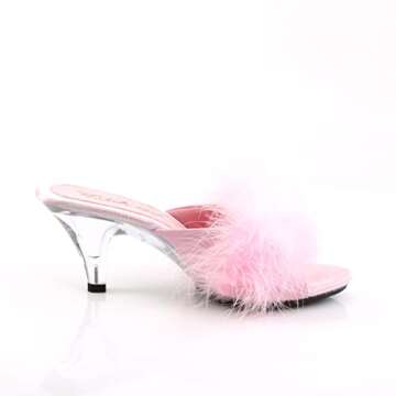 Fabulicious Women's Belle-301F Marabou Slipper