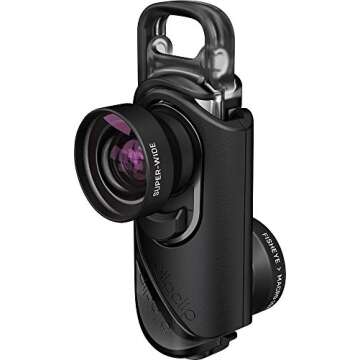 olloclip — CORE Lens Set + OLLO CASE Combo for iPhone 8/8 Plus & iPhone 7/7 Plus — Includes 2 iP...