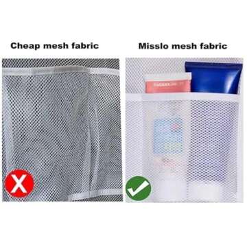 MISSLO Shower Caddy 5 Pockets for Travel and Home