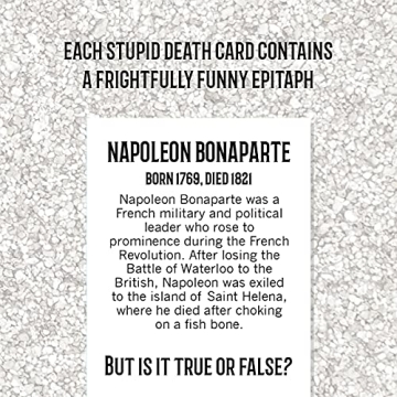 Stupid Deaths Party Game for Adults and Teens | University Games