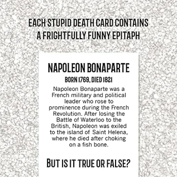 Stupid Deaths Party Game for Adults and Teens | University Games