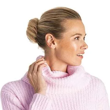 Softies Women's Ultra Soft Marshmallow Slouch Turtleneck Lounger