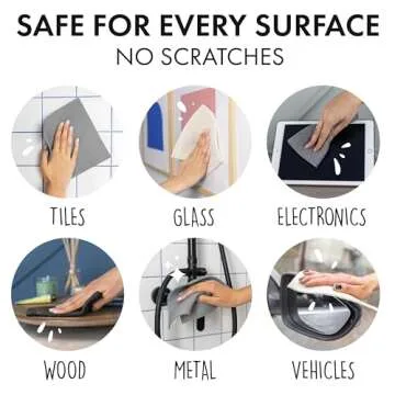 SUPERSCANDI 6 Pack Swedish Dishcloths for Kitchen - 100% Biodegradable & Compostable Reusable Paper Towels Washable, Food-Safe & Without Plastic - Dish Rags Suitable for Any Surface, Black