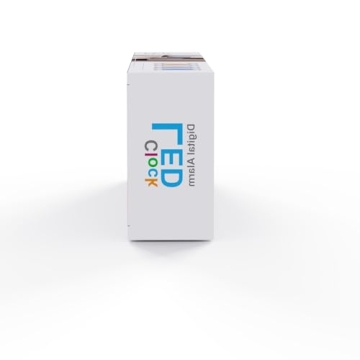 Digital Alarm Clock - Color Night Light & USB Charger