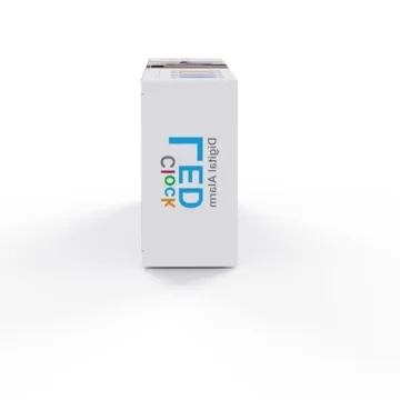 Digital Alarm Clock - Color Night Light & USB Charger