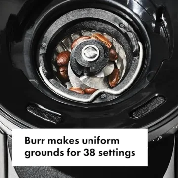 OXO Brew Silver Conical Burr Coffee Grinder with 15 Settings
