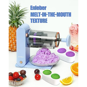 Portable Shaved Ice Maker - Slushie Machine for Home
