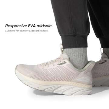 ALLSWIFIT Men's Slip On Walking Shoes Running Comfortable Tennis Breathable Non Slip Athletic Gym Wo...