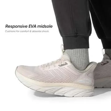 ALLSWIFIT Men's Slip On Walking Shoes Running Comfortable Tennis Breathable Non Slip Athletic Gym Wo...