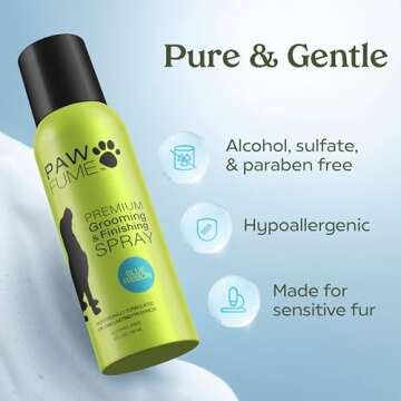 Pawfume Stain & Odor Eliminator + Grooming Spray Dog (Blue Ribbon)
