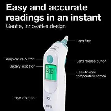 Braun ThermoScan 6 Ear Thermometer - Fast, Accurate & Trusted
