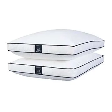 Original Lull Pillow | Machine Washable & Hypoallergenic Pillow w/Adaptive Fibers for Neck & Spine Support, 100 Night Trial (King)