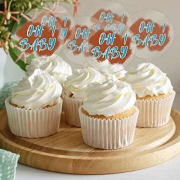 Custom Acrylic Cupcake Toppers for Any Celebration