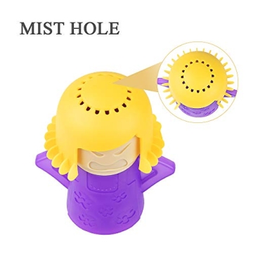 Angry Mama Microwave Cleaner for Easy Steam Cleaning - Purple