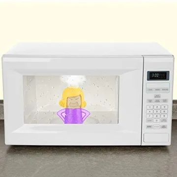 Angry Mama Microwave Cleaner for Easy Steam Cleaning - Purple