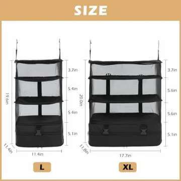 Surblue Collapsible Hanging Closet Storage Bag - Durable & Stylish