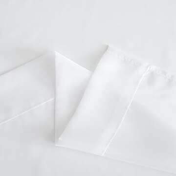 NICETOWN Window Panel Curtains - Grommet Top Gauzy Sheer Drapes Lightweight Breathable Panels (2-Pack, 54 Wide x 63 inch Long, White)