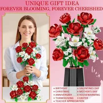 Valentine's Day Building Blocks Bouquet Gift Set for All