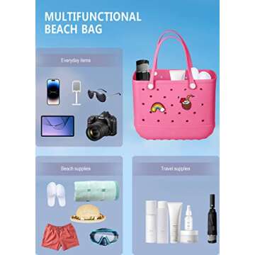 Stylish Qkstan Beach Bag - Waterproof Tote for Women