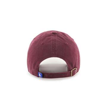 Los Angeles Dodgers '47 Clean Up Cap - Dark Maroon Adjustable Fit