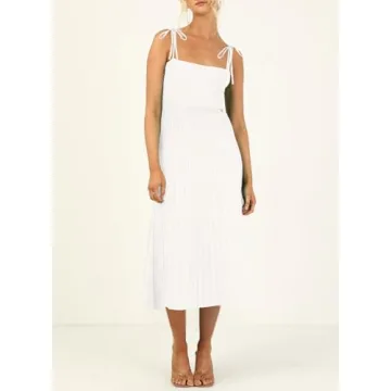 ARTFREE Women's Summer Maxi Dress with Adjustable Straps