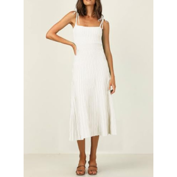 ARTFREE Women's Summer Maxi Dress with Adjustable Straps