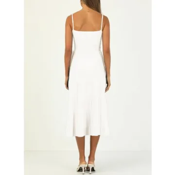 ARTFREE Women's Summer Maxi Dress with Adjustable Straps