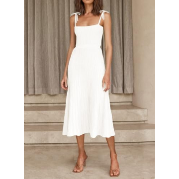 ARTFREE Women's Summer Maxi Dress with Adjustable Straps