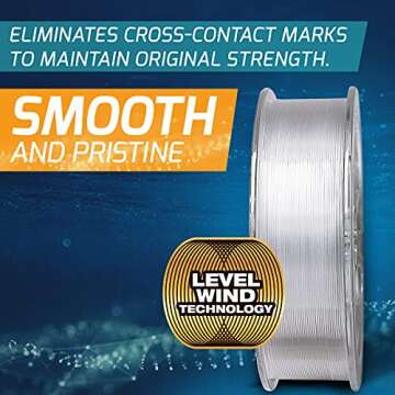 Seaguar Blue Label 100% Flourocarbon Fishing Line (DSF), 40lbs, 50yds Break Strength/Length - 40FC50